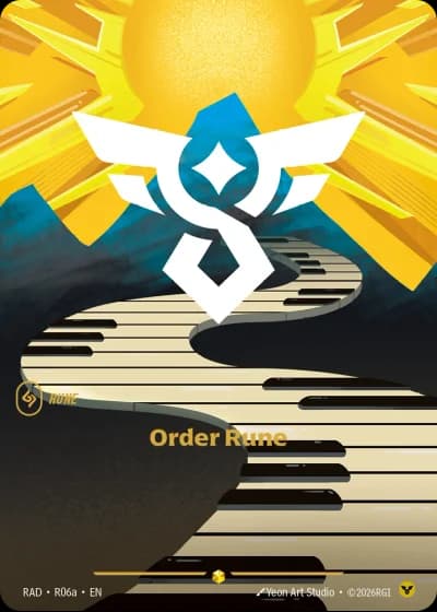 Order Rune R06a/189 — Radiance