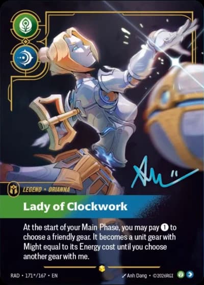 Orianna, Lady of Clockwork #171s/189 — Radiance