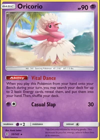 Oricorio (League Challenge 3rd Place) #55/145 — Guardians Rising