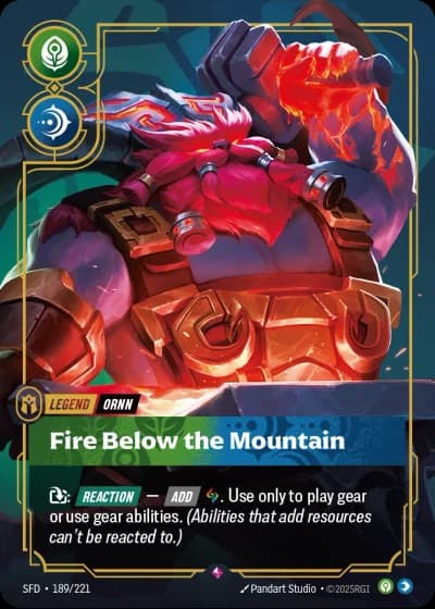 Ornn, Fire Below the Mountain #189/303 — Spiritforged