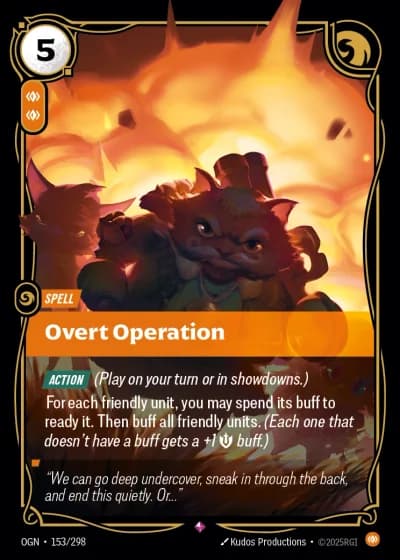 Overt Operation #153/352 — Origins