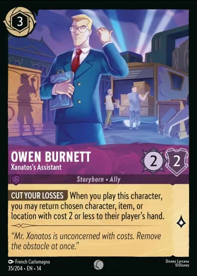 Owen Burnett - Xanatos's Assistant #35/257 — Hyperia City