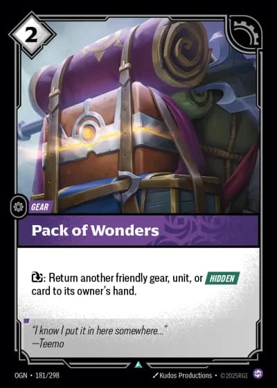 Pack of Wonders #181/352 — Origins