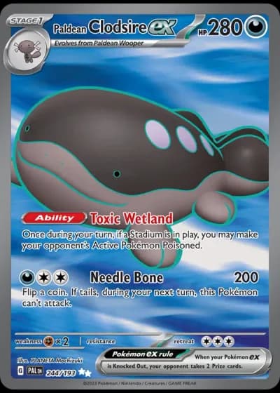 Paldean Clodsire ex #244/193 — Paldea Evolved