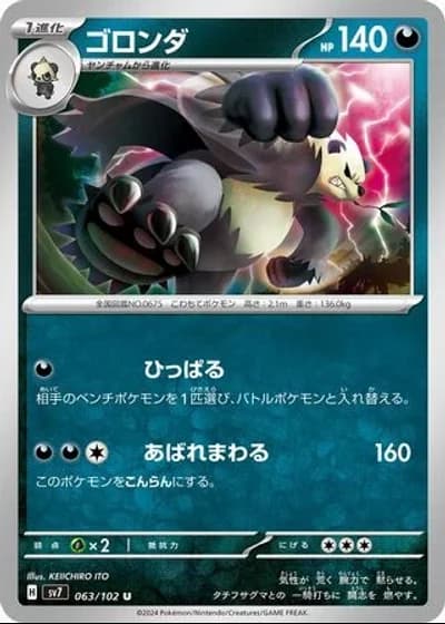 Pangoro #63/102 — Stellar Miracle