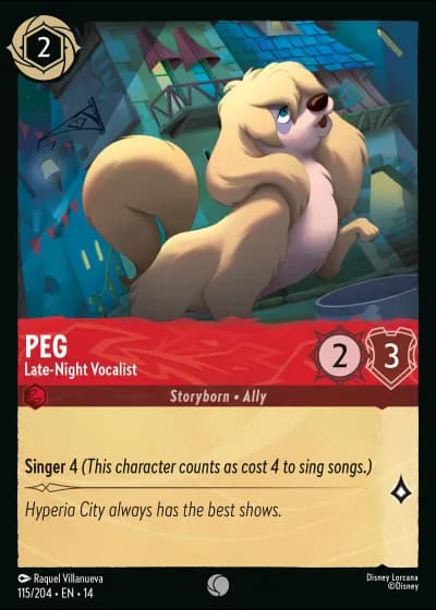 Peg - Late-Night Vocalist #115/257 — Hyperia City