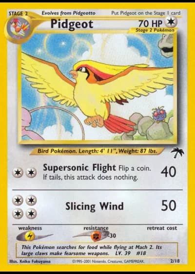 Pidgeot #2/18 — Southern Islands