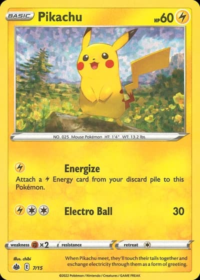 Pikachu #7/15 — McDonald's Collection 2022