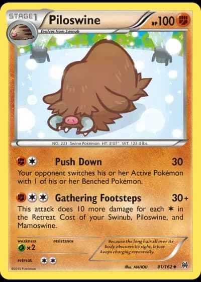 Piloswine #81/162 — BREAKthrough