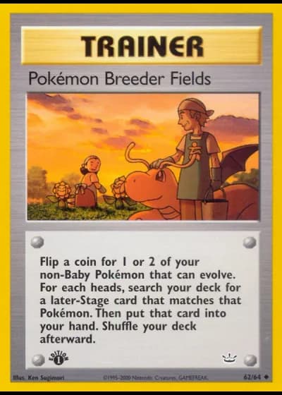 Pokémon Breeder Fields #62/64 — Neo Revelation