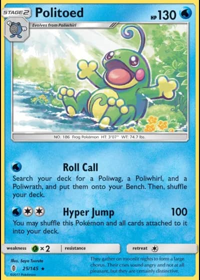 Politoed #25/145 — Guardians Rising