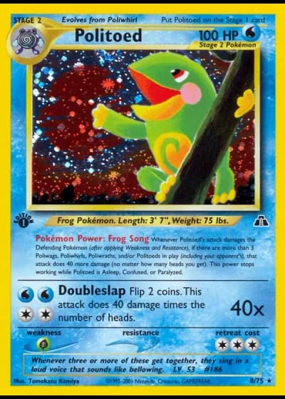 Politoed #8 — Neo Discovery