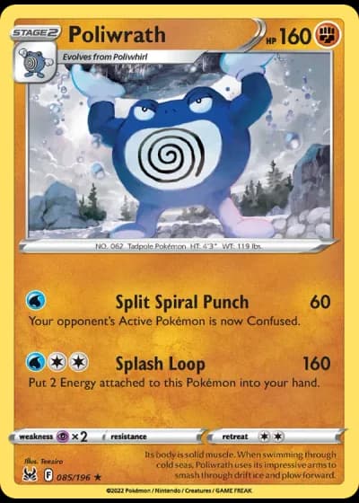 Poliwrath #085/196 — Lost Origin