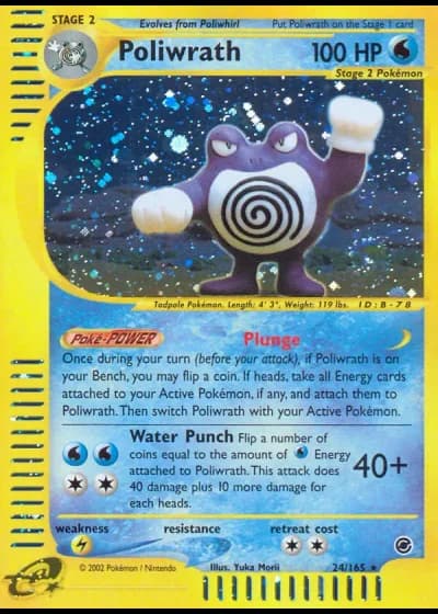 Poliwrath #24/165 — Expedition Base Set