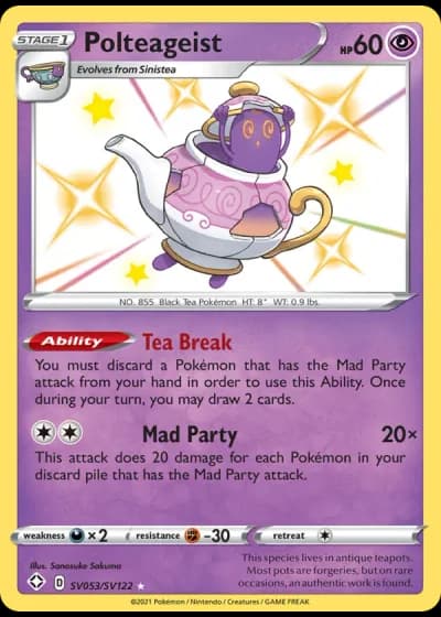 Polteageist SV053/122 — Shiny Vault (Shining Fates)