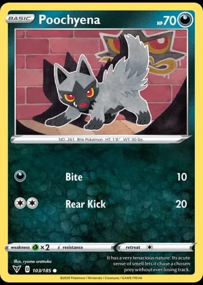 Poochyena #103/185 — Vivid Voltage