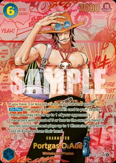 Portgas.D.Ace (OP13-119) (3rd Anniversary) — Carrying on His Will (OP13)