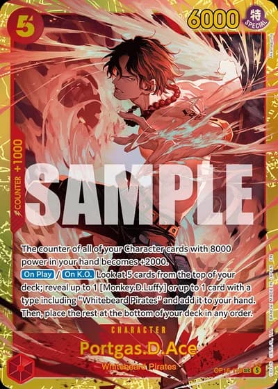 Portgas.D.Ace (OP16-118) — The Time of Battle (OP16)