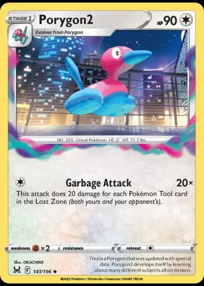 Porygon2 #141/196 — Lost Origin