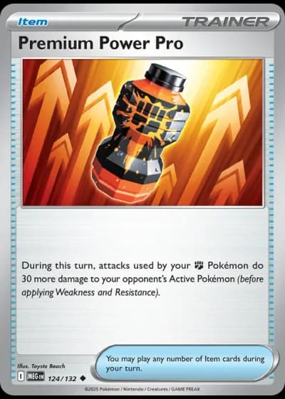 Premium Power Pro #124/132 — Mega Evolution