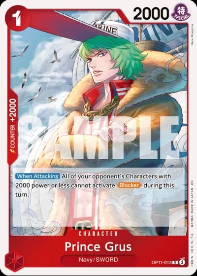Prince Grus (OP11-013) — A Fist of Divine Speed (OP11)