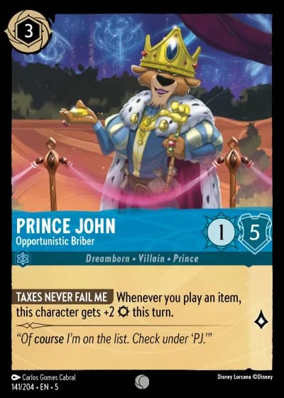 Prince John - Opportunistic Briber #141/204 — Shimmering Skies