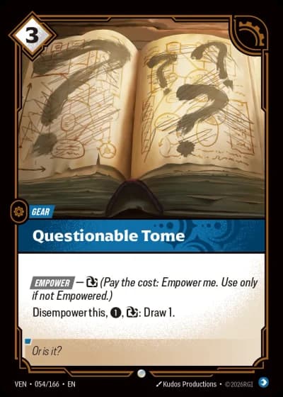 Questionable Tome #054/248 — Vendetta