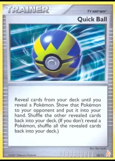 Quick Ball #10/11 — DP trainer Kit (Lucario)