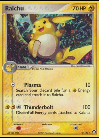 Raichu #12/108 — Power Keepers