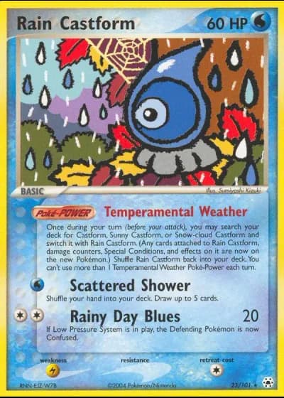 Rain Castform #23/101 — Hidden Legends