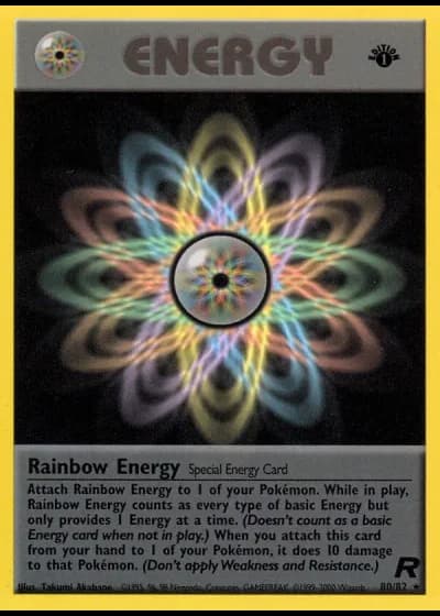 Rainbow Energy #80/82 — Team Rocket