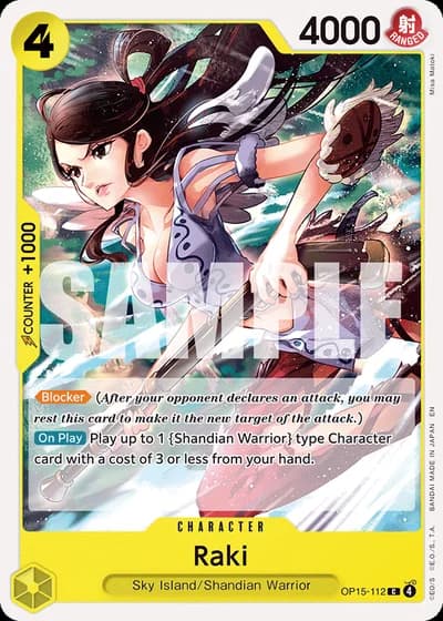 Raki (OP15-112) — Adventure on Kami's Island (OP15-EB04)