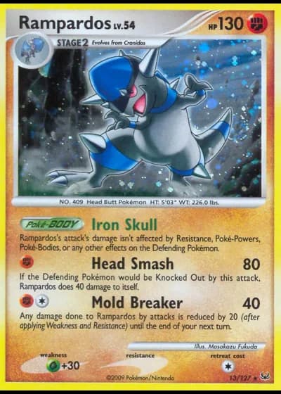 Rampardos #13/127 — Platinum