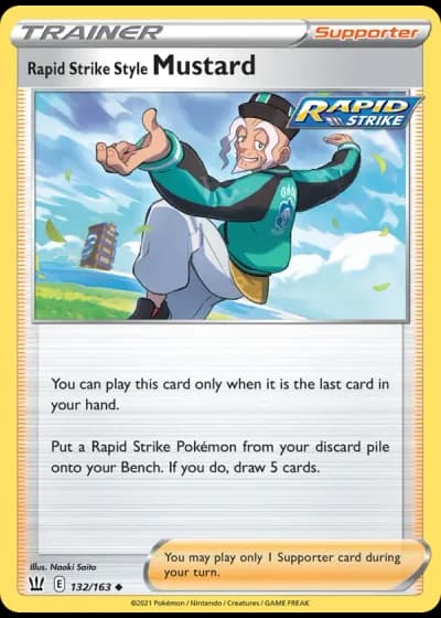 Rapid Strike Style Mustard #132/163 — Battle Styles