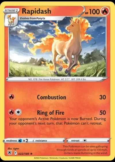 Rapidash #022/189 — Astral Radiance