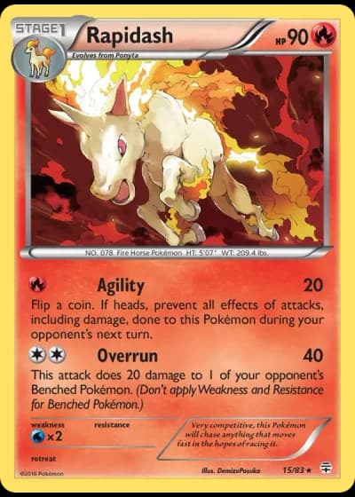 Rapidash #15/83 — Generations