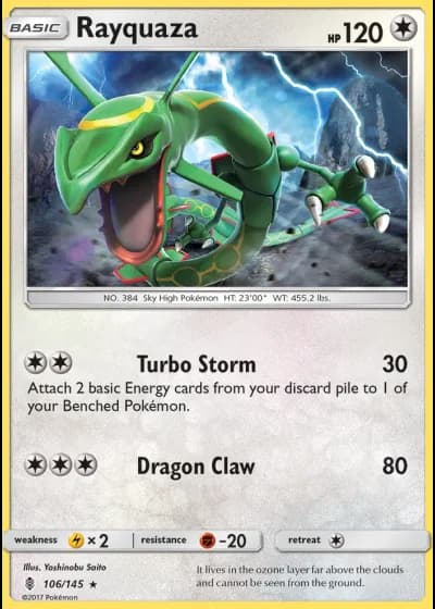 Rayquaza #106/145 — Guardians Rising