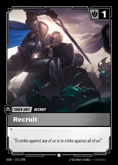 Recruit (DE) #271/352 — Origins