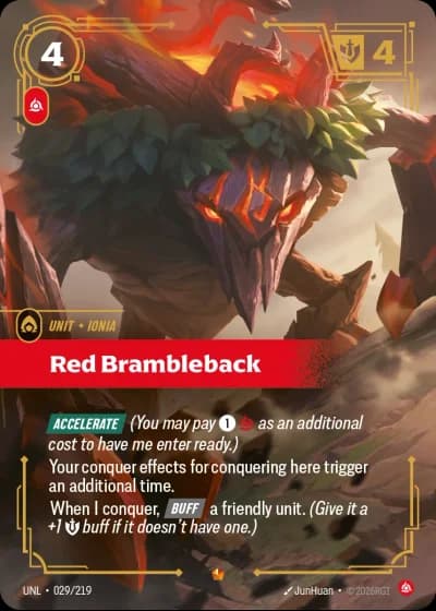 Red Brambleback #029/308 — Unleashed