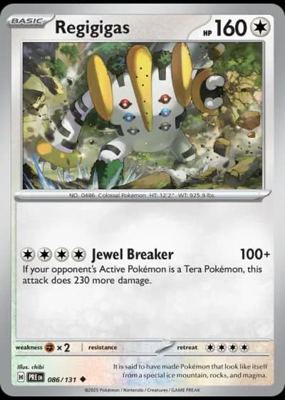 Regigigas #086/131 — Prismatic Evolutions