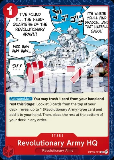 Revolutionary Army HQ (OP05-021) (Reprint) — One Piece Card The Best Vol.2(PRB02)