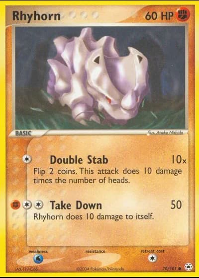 Rhyhorn #70-ex5/59 — World Championships 2005