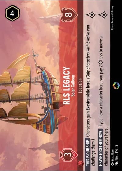 RLS Legacy - Solar Galleon #216/204 — Into the Inklands