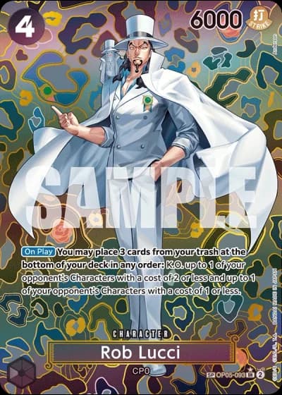 Rob Lucci (OP05-093) (Special Rare) — Emperors in the New World (OP09)
