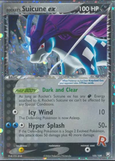 Rocket's Suicune ex #105/109 — Team Rocket Returns