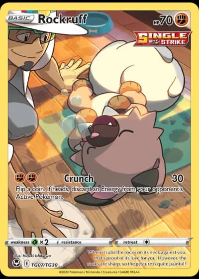 Rockruff TG07/30 — Trainer Gallery (Silver Tempest)