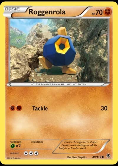 Roggenrola #48/119 — Phantom Forces