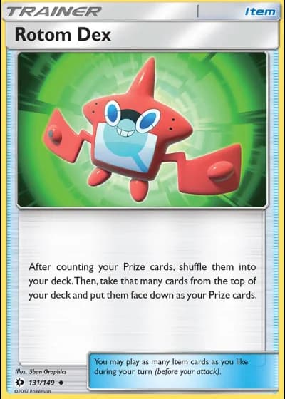 Rotom Dex #131/149 — Sun & Moon