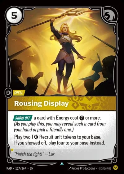 Rousing Display #127/189 — Radiance