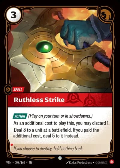 Ruthless Strike #008/248 — Vendetta